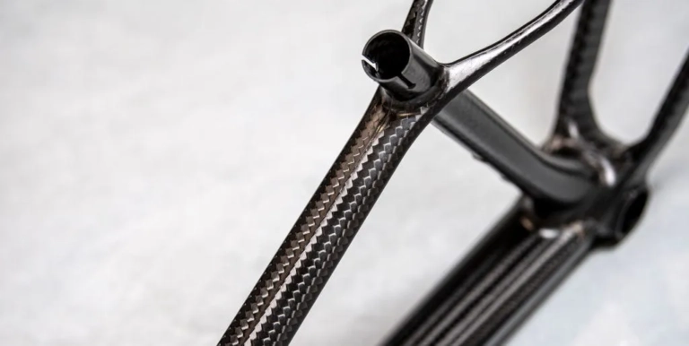 Carbon fiber frame detail