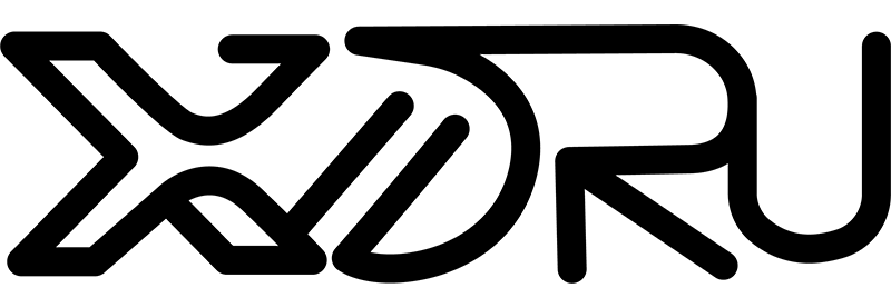 xdru black logo
