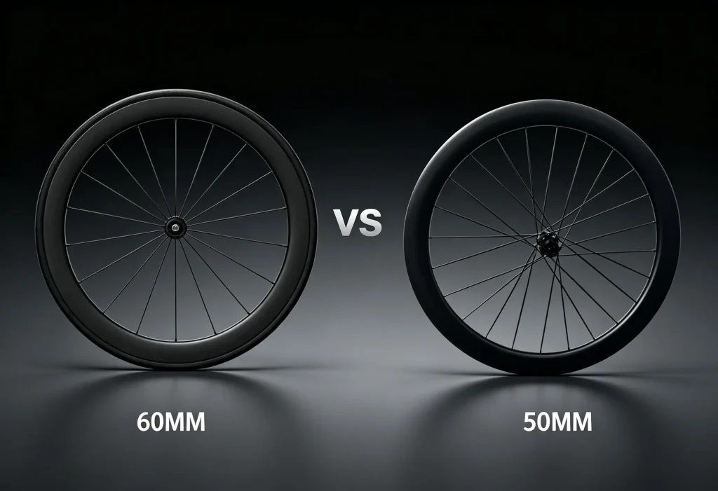 50mm vs 60mm carbon wheels