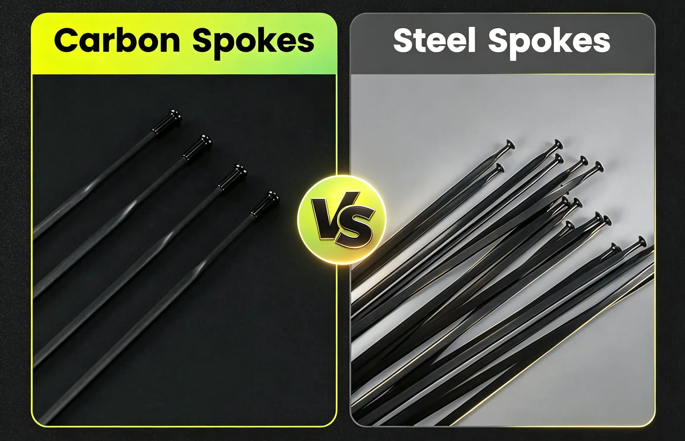 carbon spokes vs steel spokes