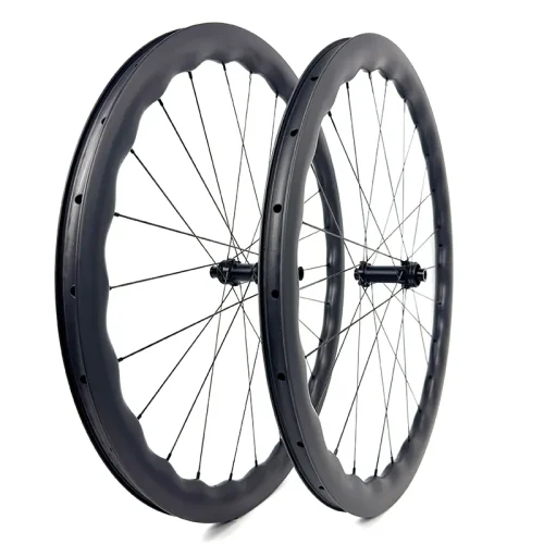 CHASE 45 AERO SL Aero 700C Road Bike Front Disc Brake Carbon Wheelset Angle