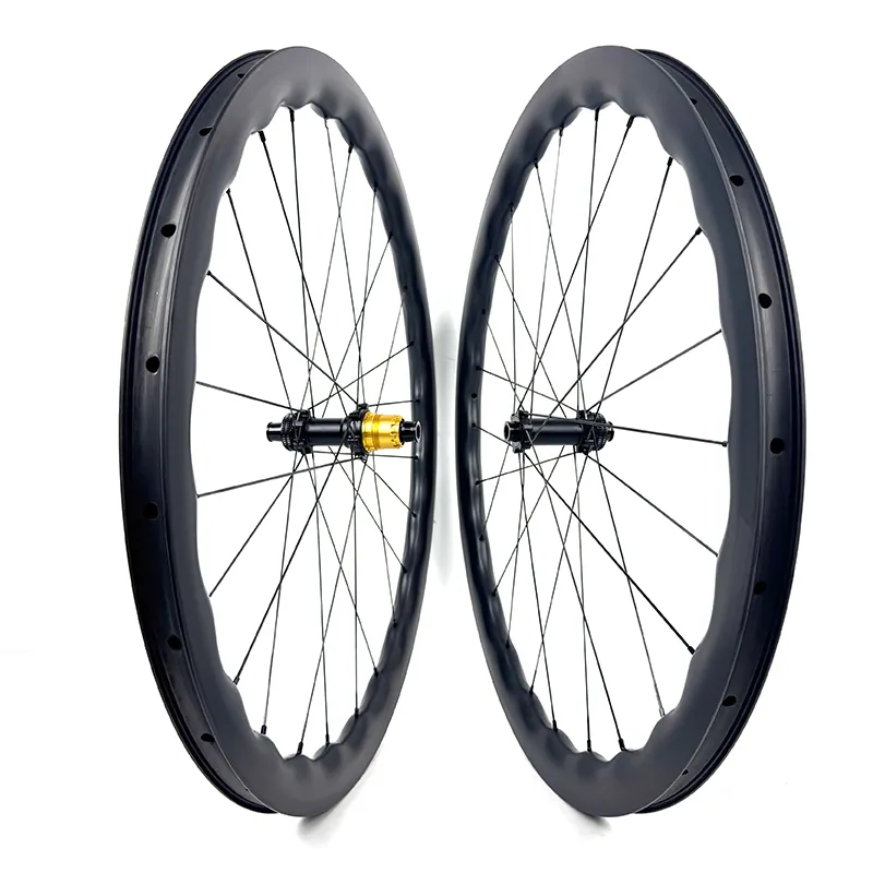 CHASE 45 AERO SL Aero 700C Road Bike Front Disc Brake Carbon Wheelsets Angle -1