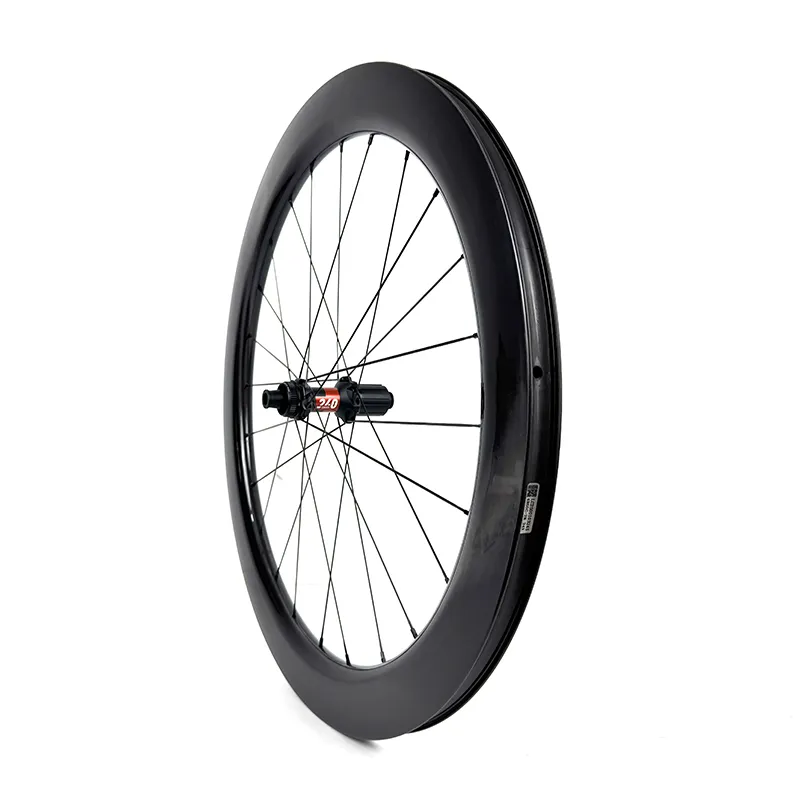 Xdru Chase 60 700C Rear Disc Brake Tubeless Ready Carbon Wheelset Angle View Xdru Chase 60 700C Rear Disc Brake Tubeless Ready Carbon Wheelset Angle View
